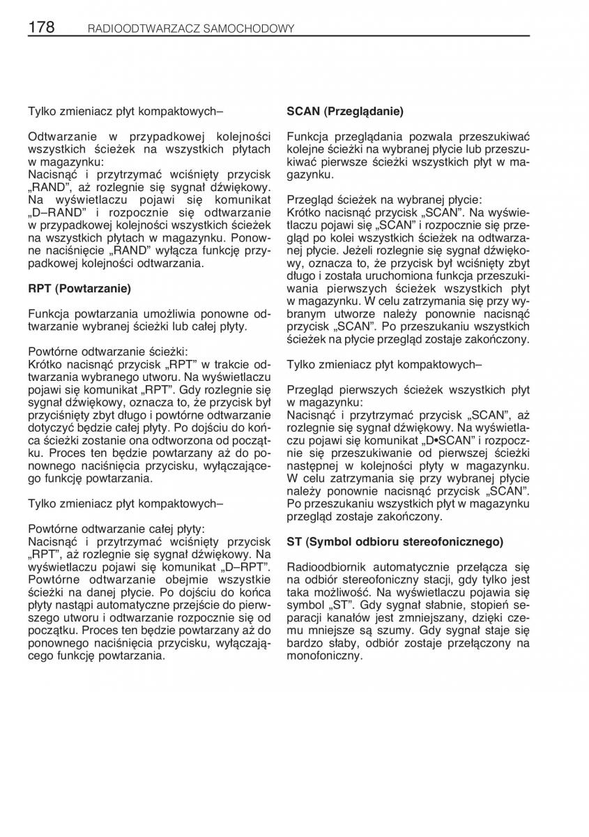 manual Toyota RAV4 Toyota Rav4 II 2 instrukcja / page 185