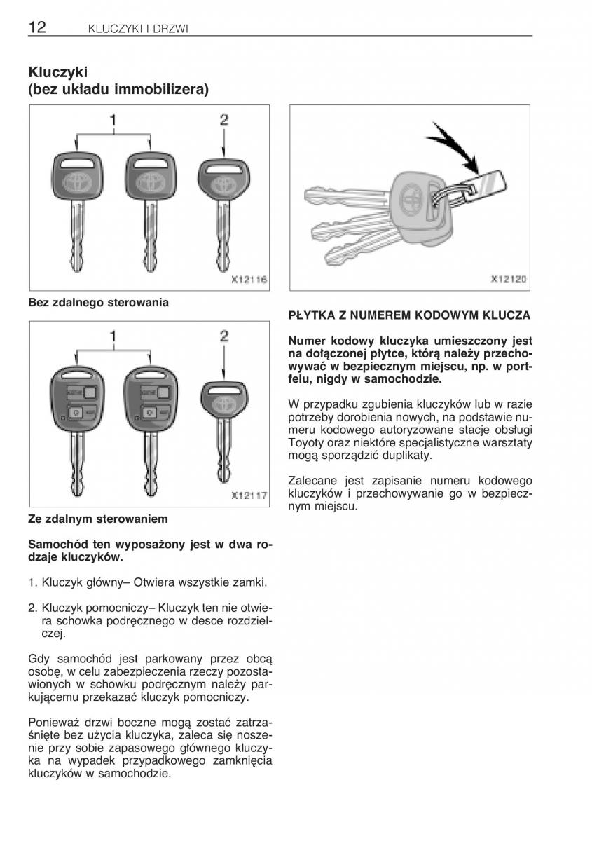 manual Toyota RAV4 Toyota Rav4 II 2 instrukcja / page 19