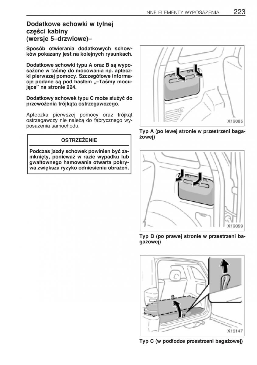 manual Toyota RAV4 Toyota Rav4 II 2 instrukcja / page 230