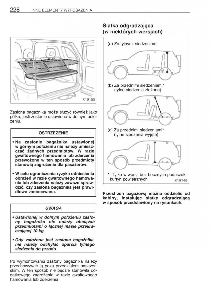 manual Toyota RAV4 Toyota Rav4 II 2 instrukcja / page 235