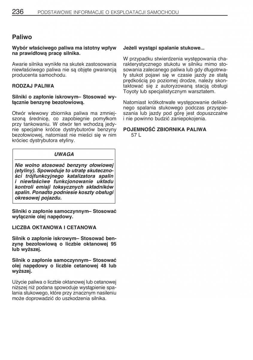 manual Toyota RAV4 Toyota Rav4 II 2 instrukcja / page 243