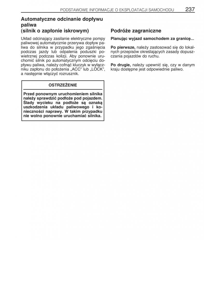 manual Toyota RAV4 Toyota Rav4 II 2 instrukcja / page 244