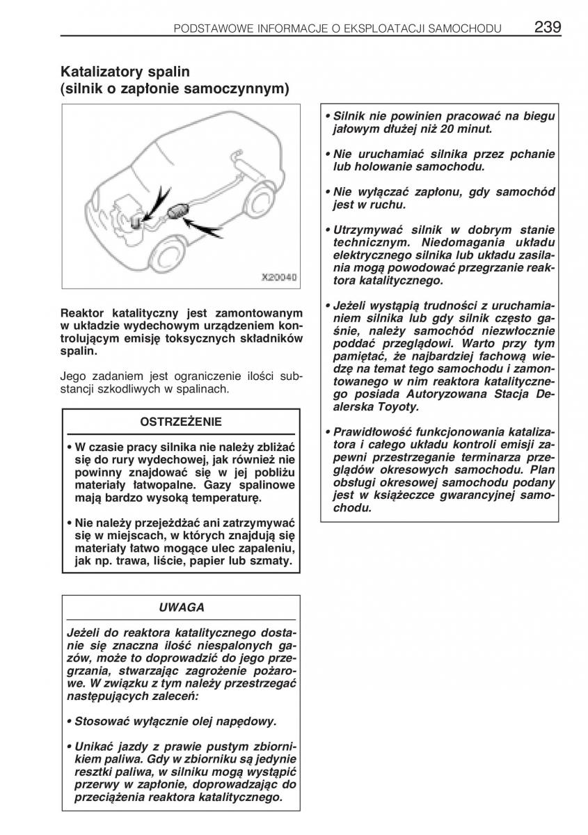 manual Toyota RAV4 Toyota Rav4 II 2 instrukcja / page 246