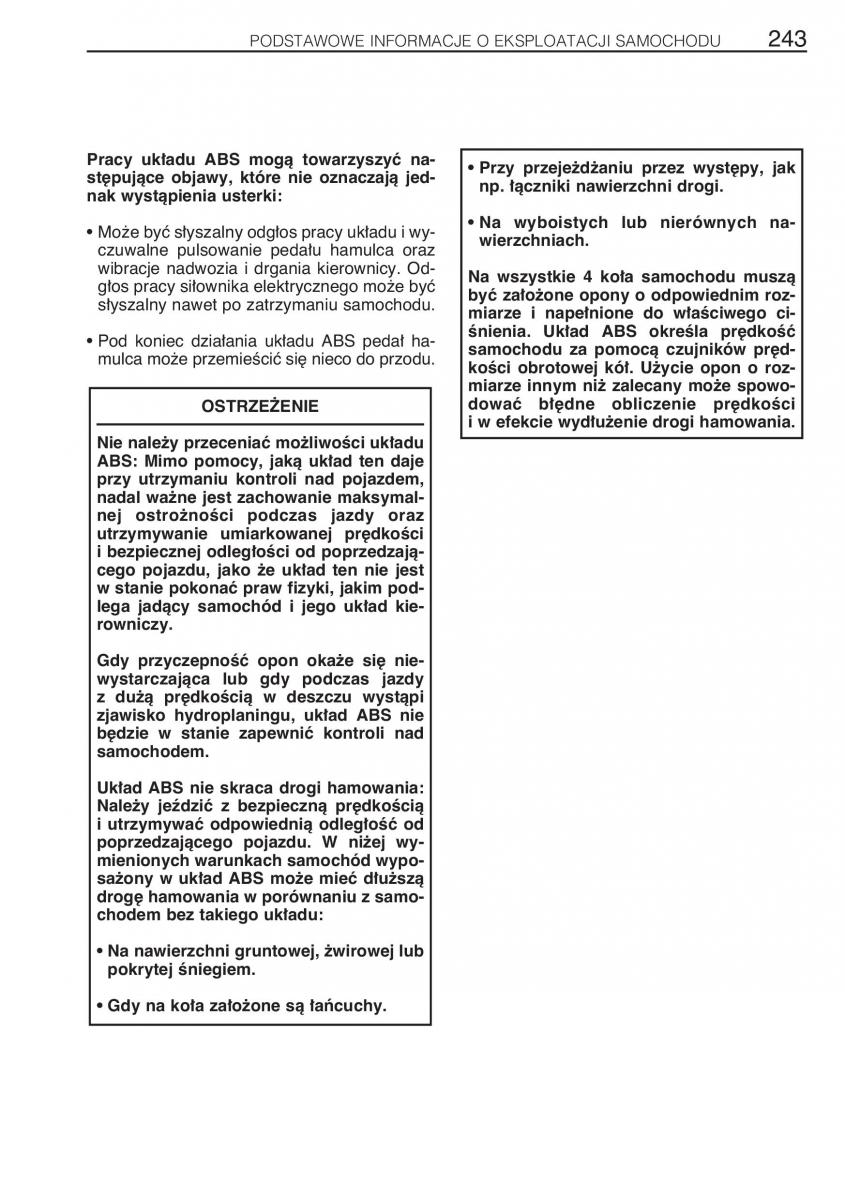 manual Toyota RAV4 Toyota Rav4 II 2 instrukcja / page 250