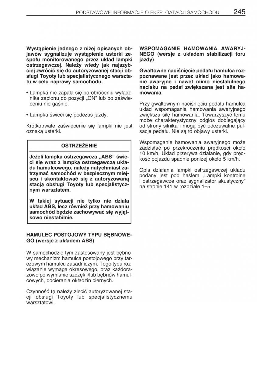 manual Toyota RAV4 Toyota Rav4 II 2 instrukcja / page 252