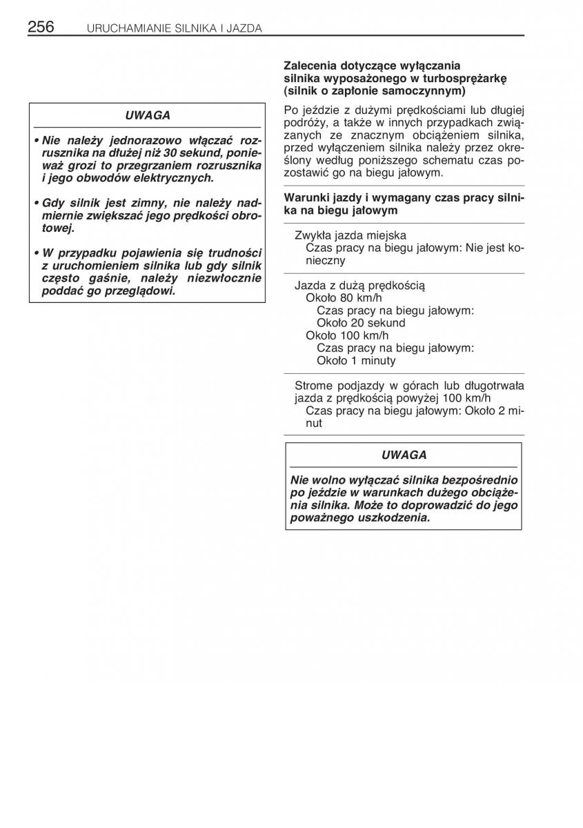 manual Toyota RAV4 Toyota Rav4 II 2 instrukcja / page 263