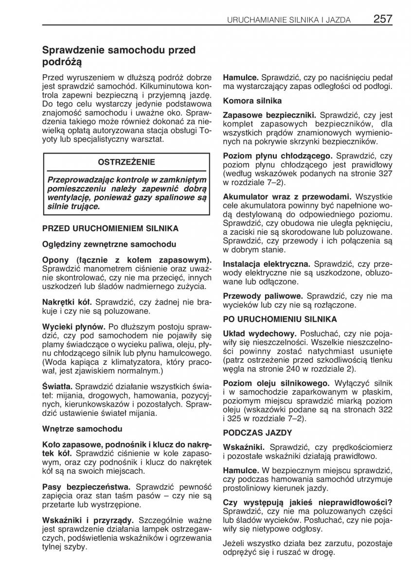 manual Toyota RAV4 Toyota Rav4 II 2 instrukcja / page 264