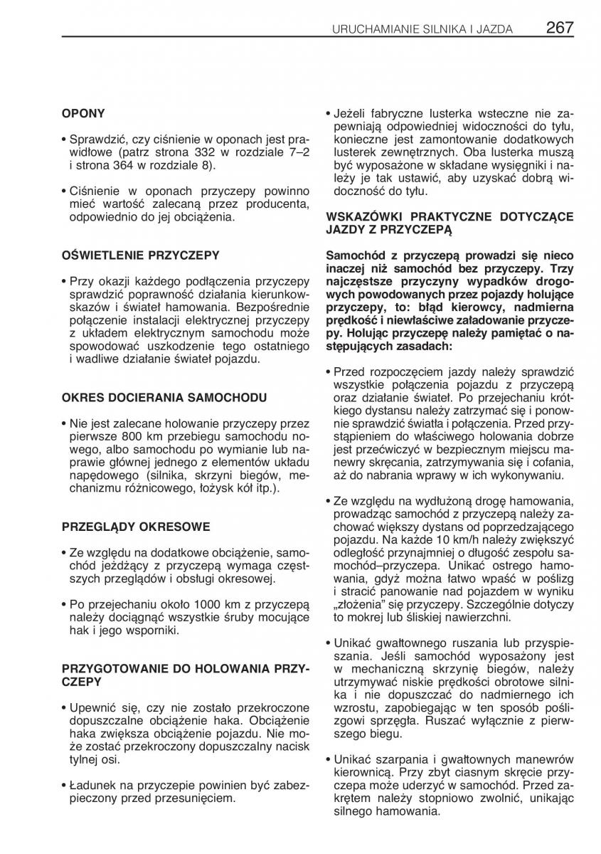 manual Toyota RAV4 Toyota Rav4 II 2 instrukcja / page 274