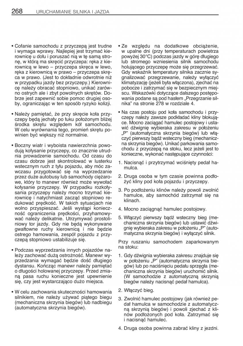 manual Toyota RAV4 Toyota Rav4 II 2 instrukcja / page 275