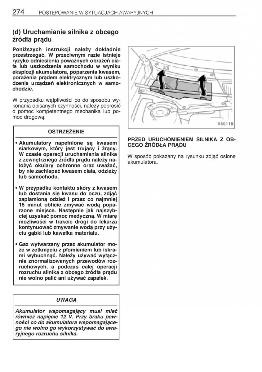 manual Toyota RAV4 Toyota Rav4 II 2 instrukcja / page 281