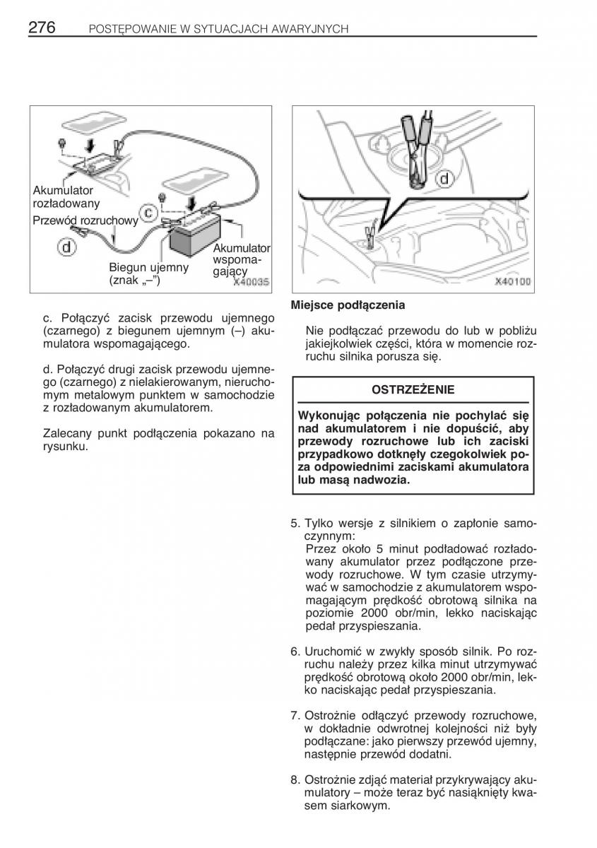 manual Toyota RAV4 Toyota Rav4 II 2 instrukcja / page 283