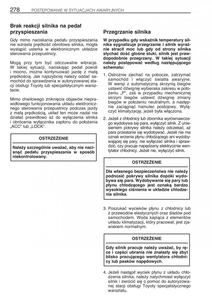 manual Toyota RAV4 Toyota Rav4 II 2 instrukcja / page 285