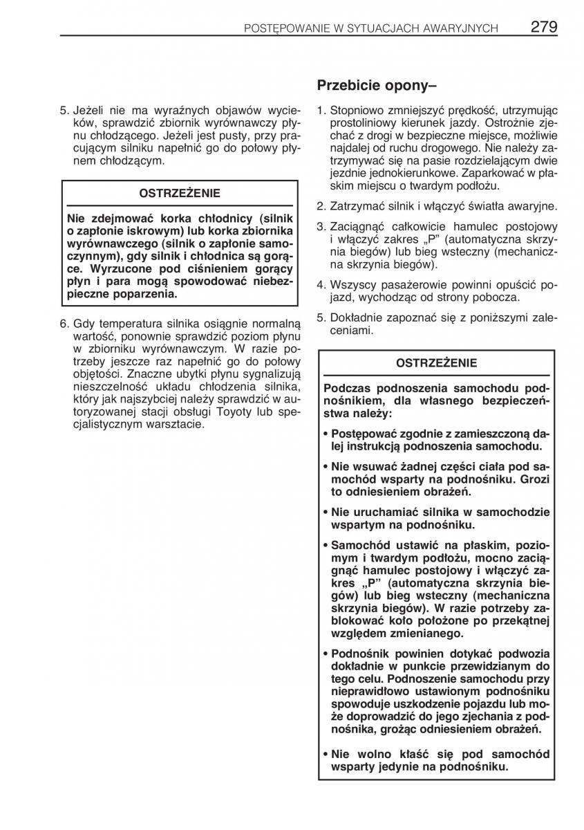 manual Toyota RAV4 Toyota Rav4 II 2 instrukcja / page 286