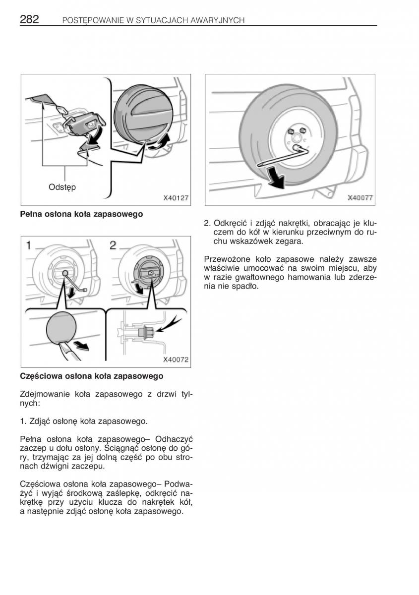 Toyota Rav4 II 2 instrukcja / page 289