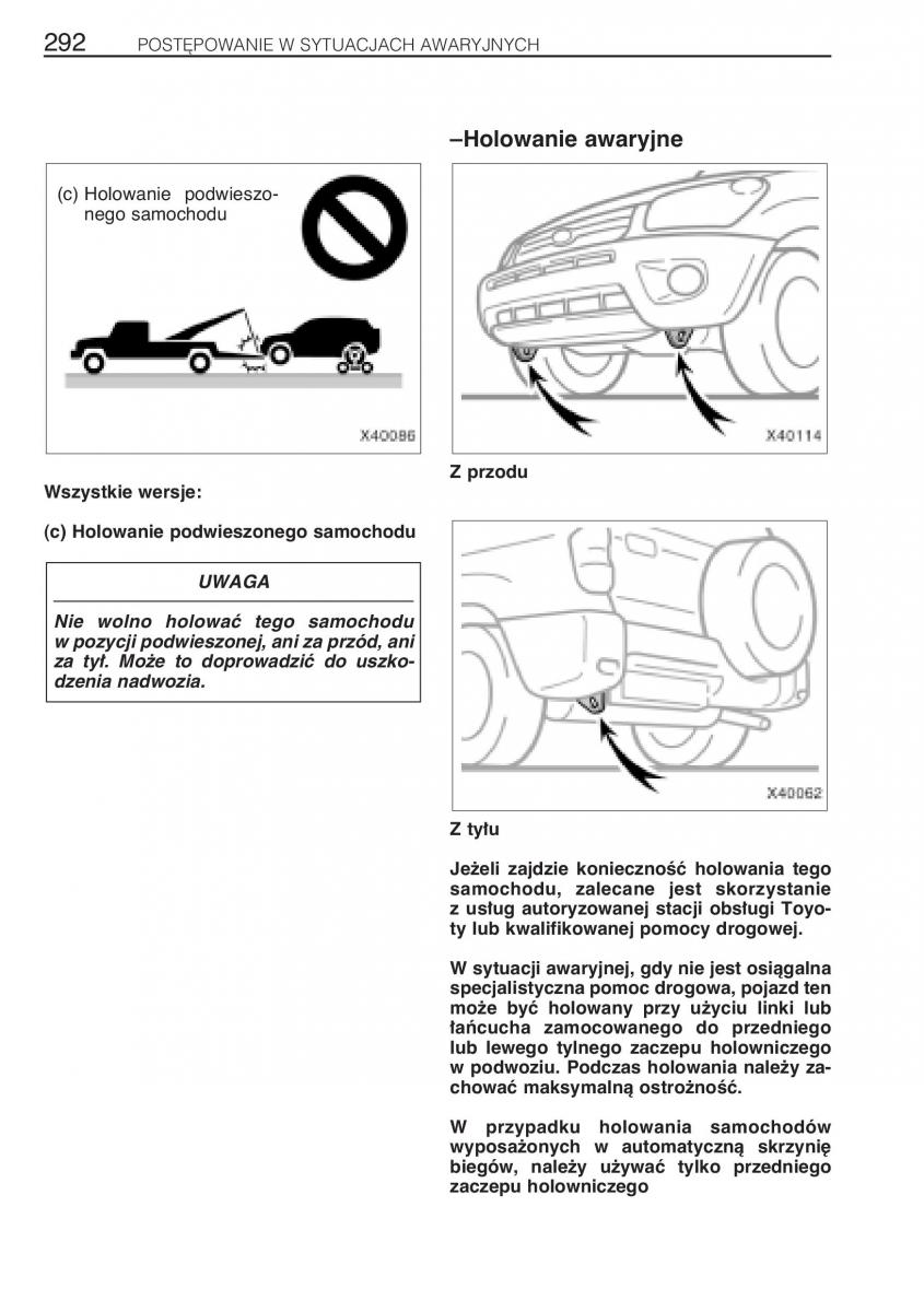 manual Toyota RAV4 Toyota Rav4 II 2 instrukcja / page 299