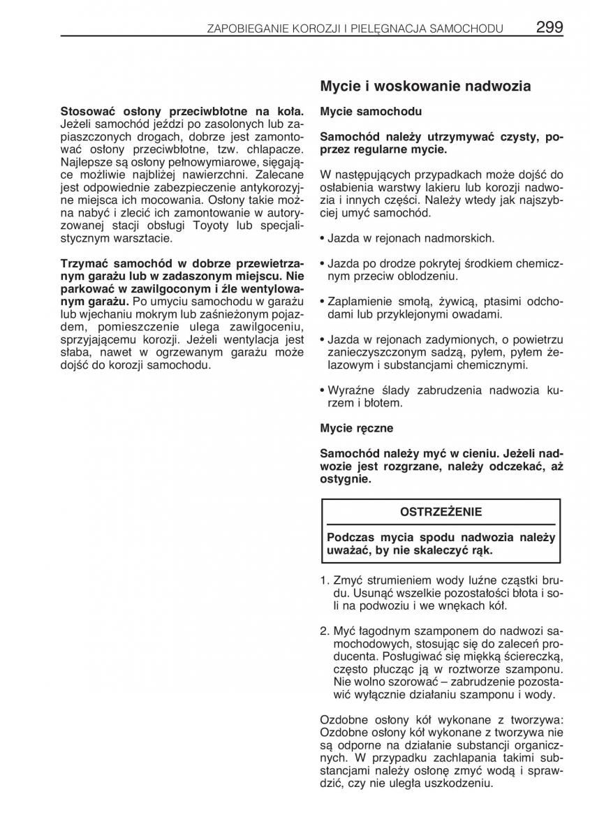 manual Toyota RAV4 Toyota Rav4 II 2 instrukcja / page 306