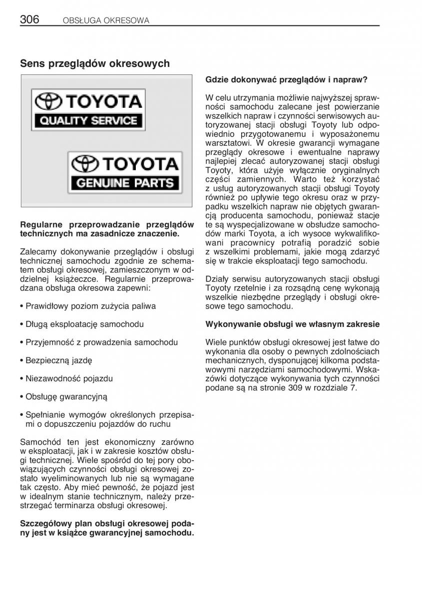 manual Toyota RAV4 Toyota Rav4 II 2 instrukcja / page 313