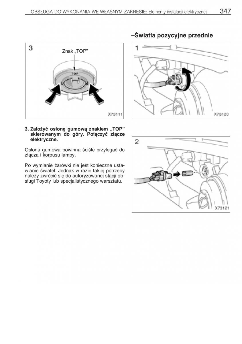 manual Toyota RAV4 Toyota Rav4 II 2 instrukcja / page 354