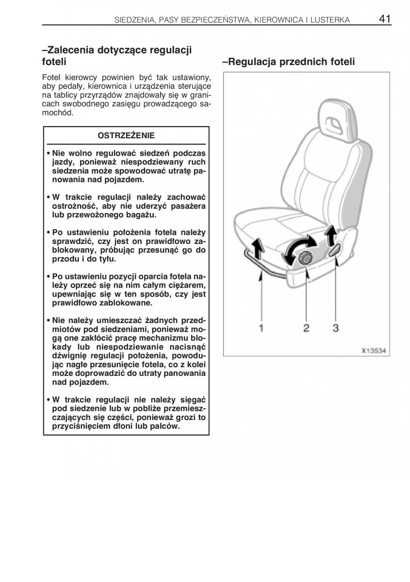 manual Toyota RAV4 Toyota Rav4 II 2 instrukcja / page 48