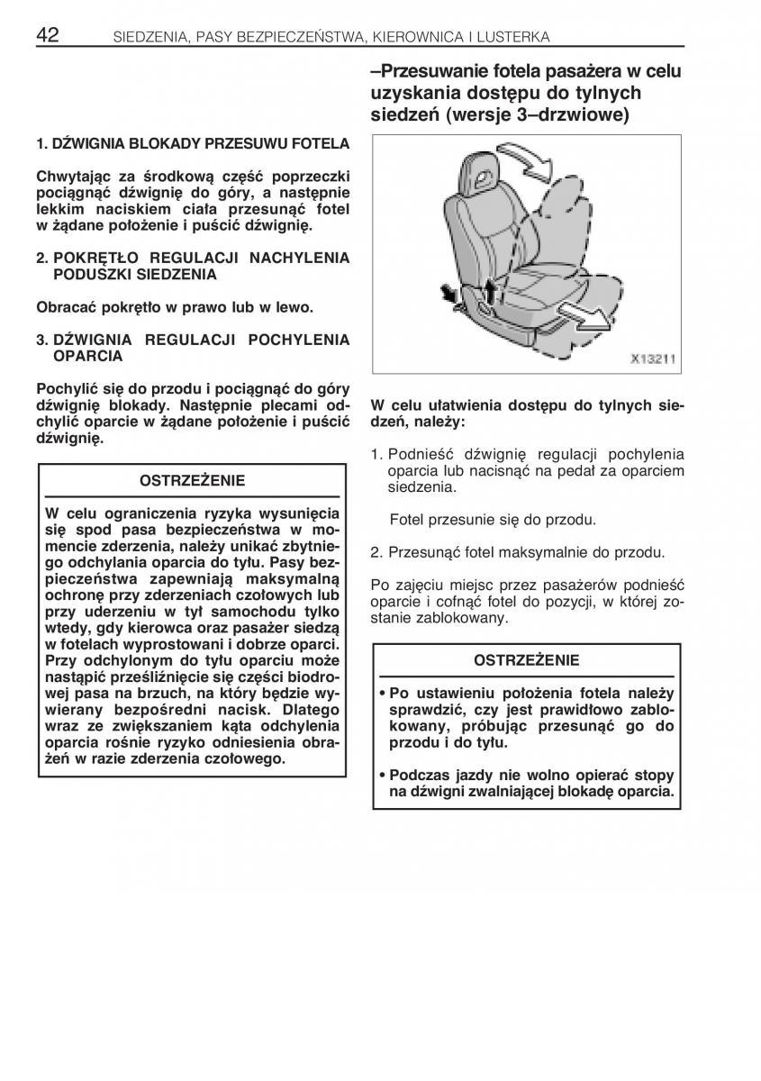 Toyota Rav4 II 2 instrukcja / page 49