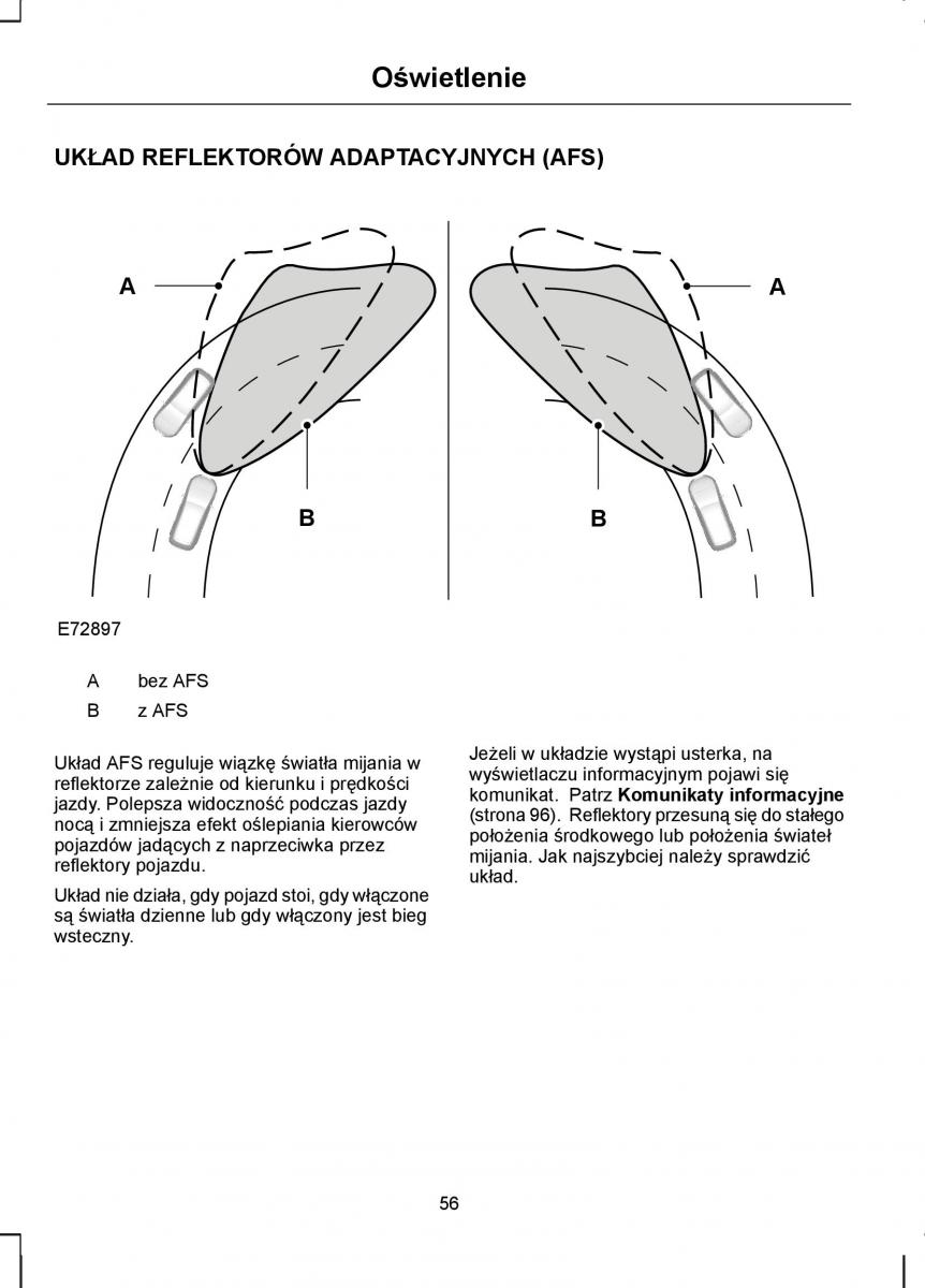 Ford S Max I 1 instrukcja obslugi / page 58