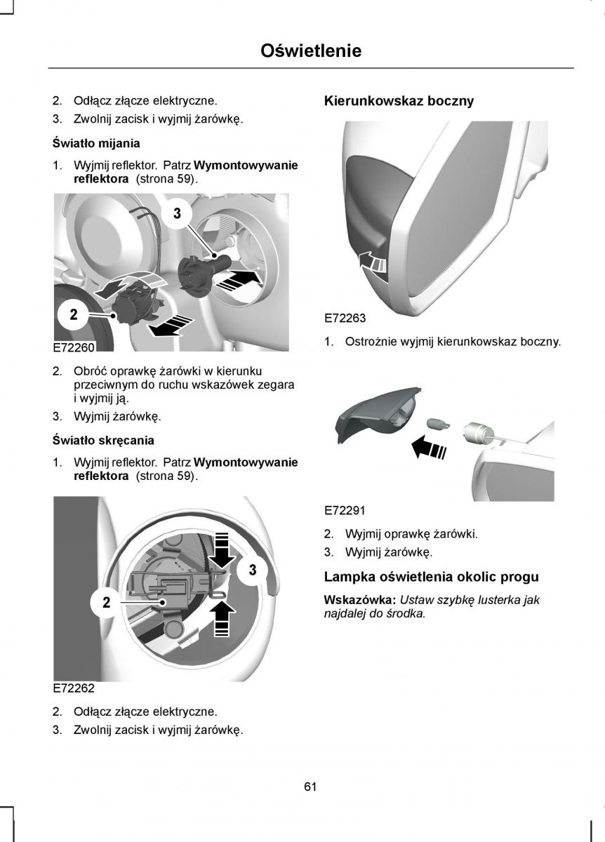 Ford S Max I 1 instrukcja obslugi / page 63