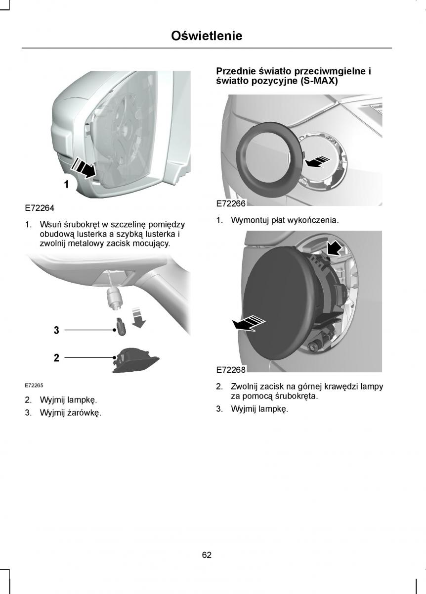 Ford S Max I 1 instrukcja obslugi / page 64