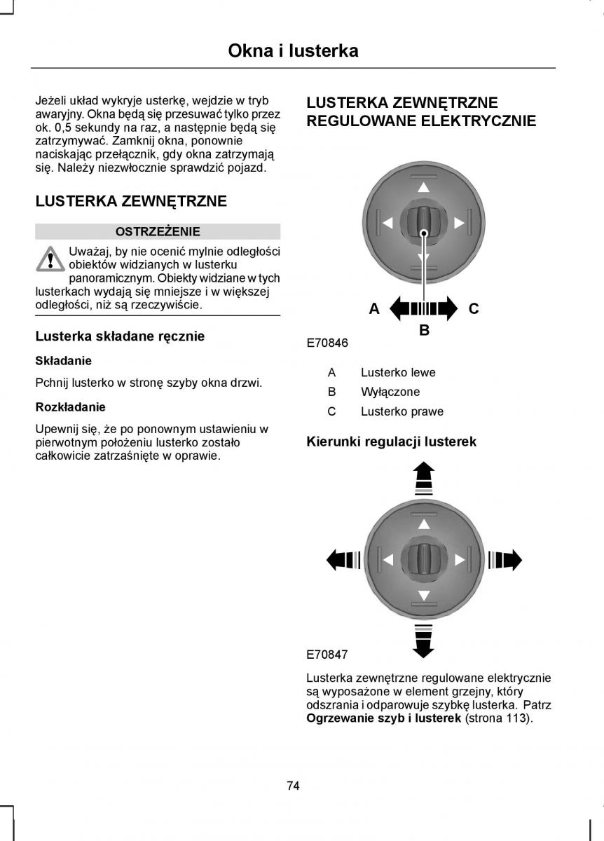 Ford S Max I 1 instrukcja obslugi / page 76