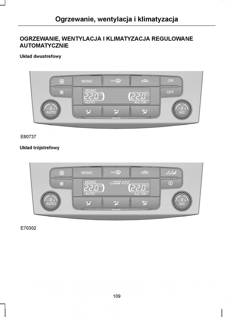 Ford S Max I 1 instrukcja obslugi / page 111