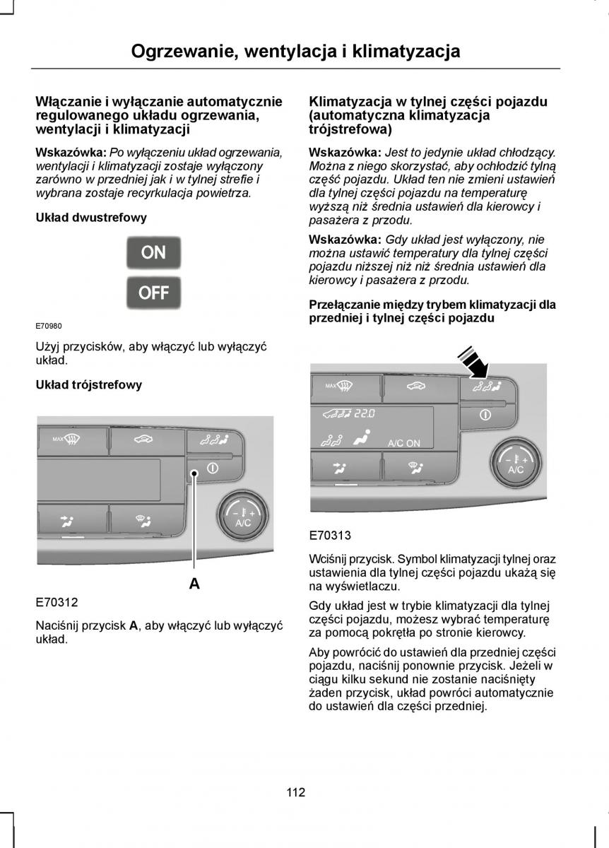 Ford S Max I 1 instrukcja obslugi / page 114