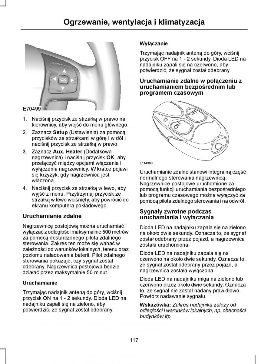 Ford S Max I 1 instrukcja obslugi / page 119