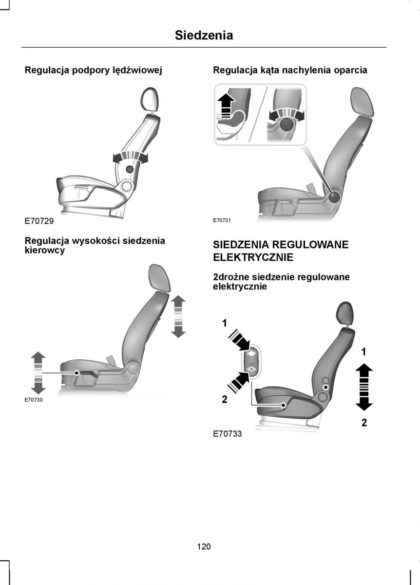 Ford S Max I 1 instrukcja obslugi / page 122