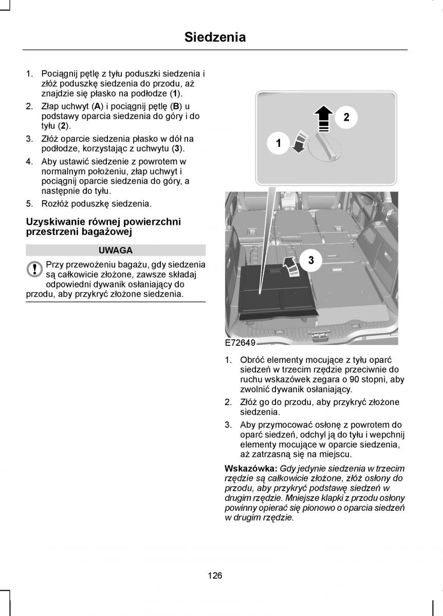 Ford S Max I 1 instrukcja obslugi / page 128