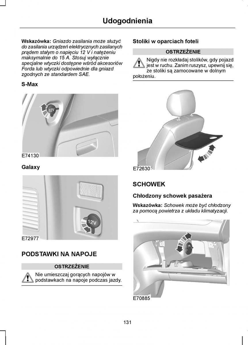 Ford S Max I 1 instrukcja obslugi / page 133