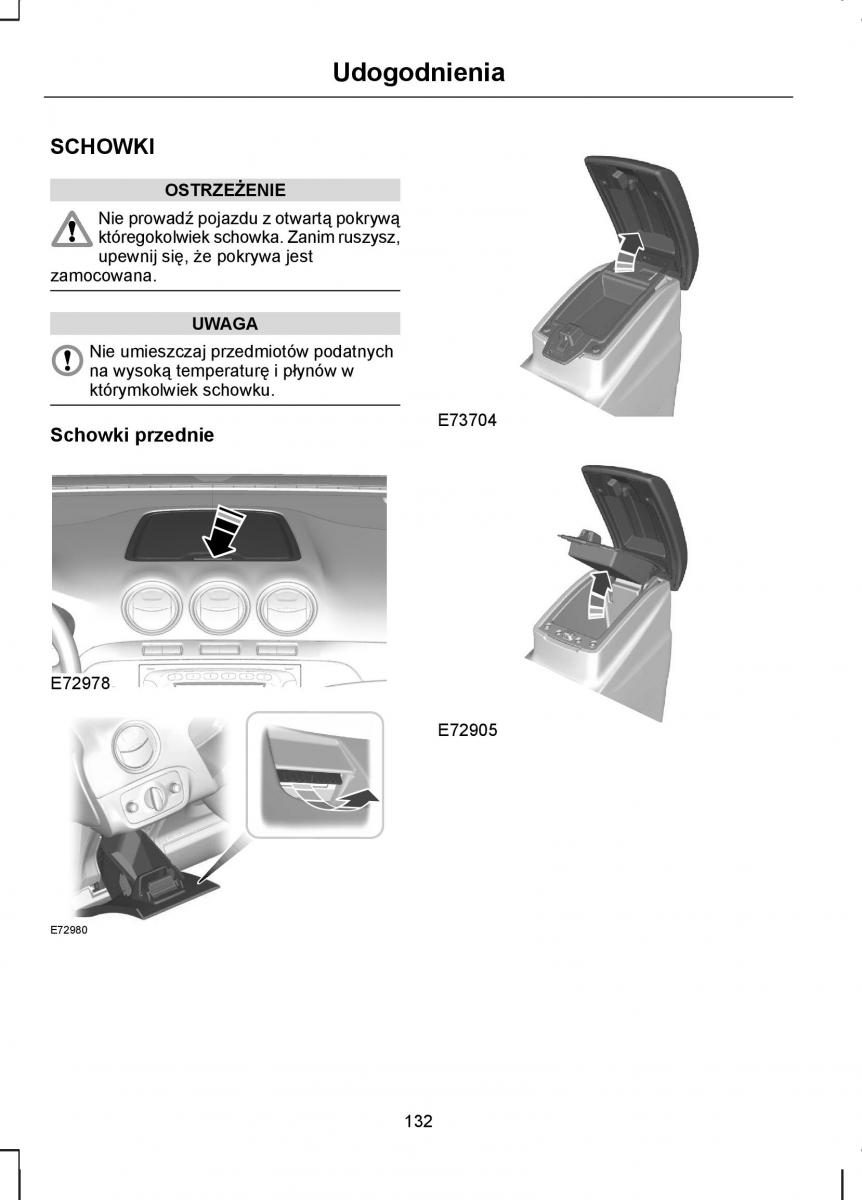 Ford S Max I 1 instrukcja obslugi / page 134