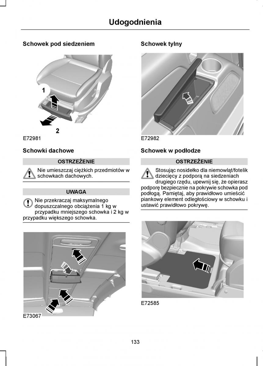 Ford S Max I 1 instrukcja obslugi / page 135