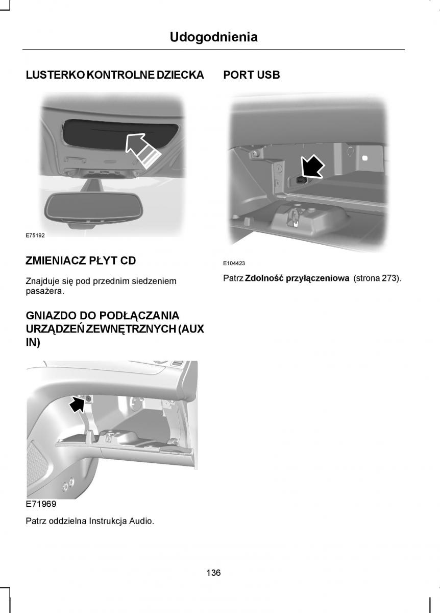 Ford S Max I 1 instrukcja obslugi / page 138