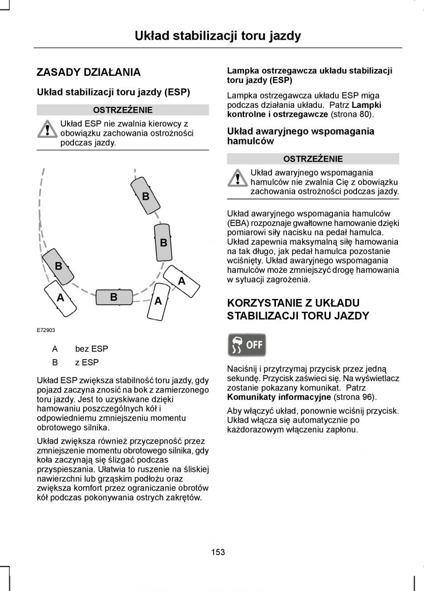 Ford S Max I 1 instrukcja obslugi / page 155