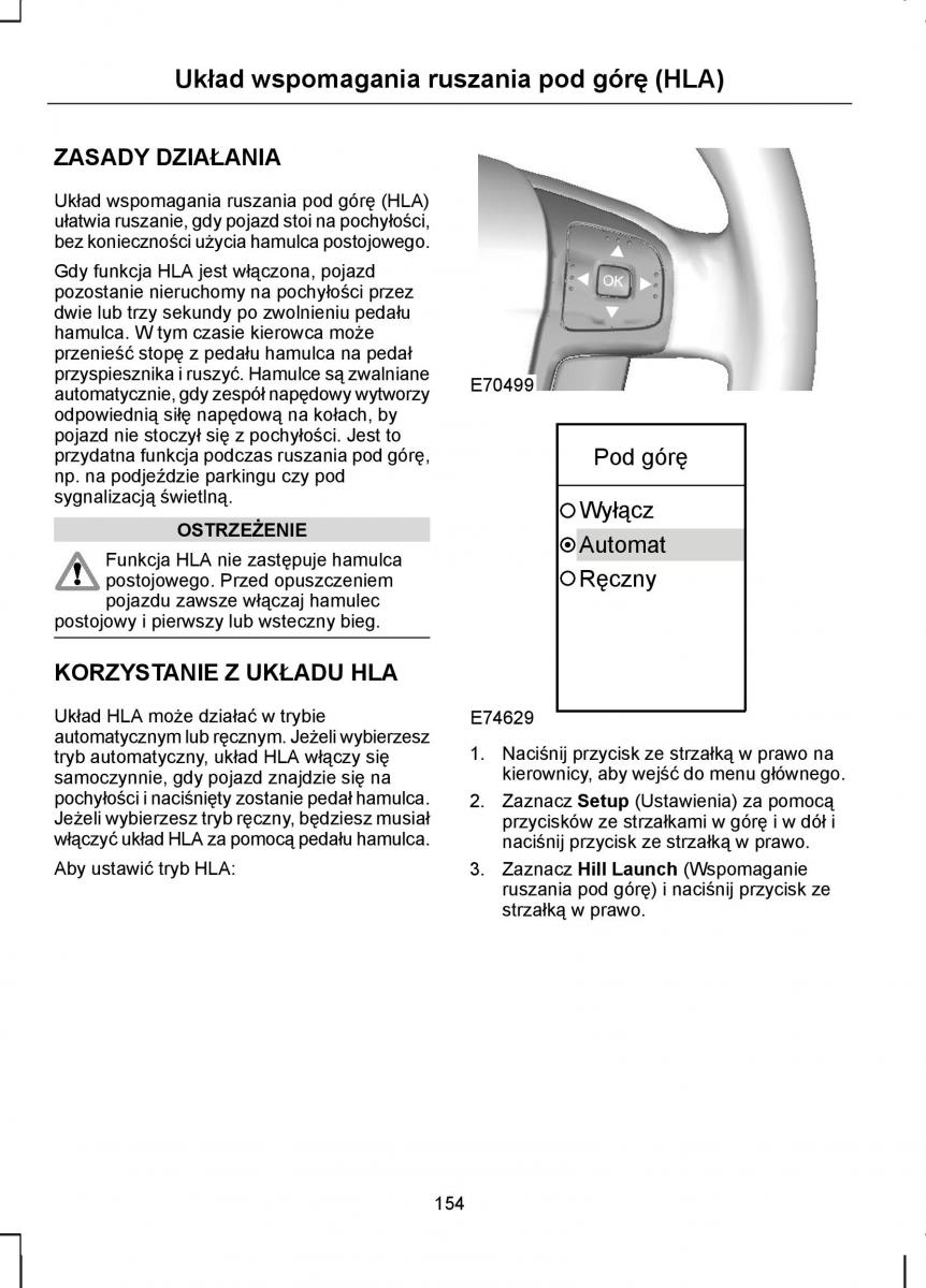 Ford S Max I 1 instrukcja obslugi / page 156