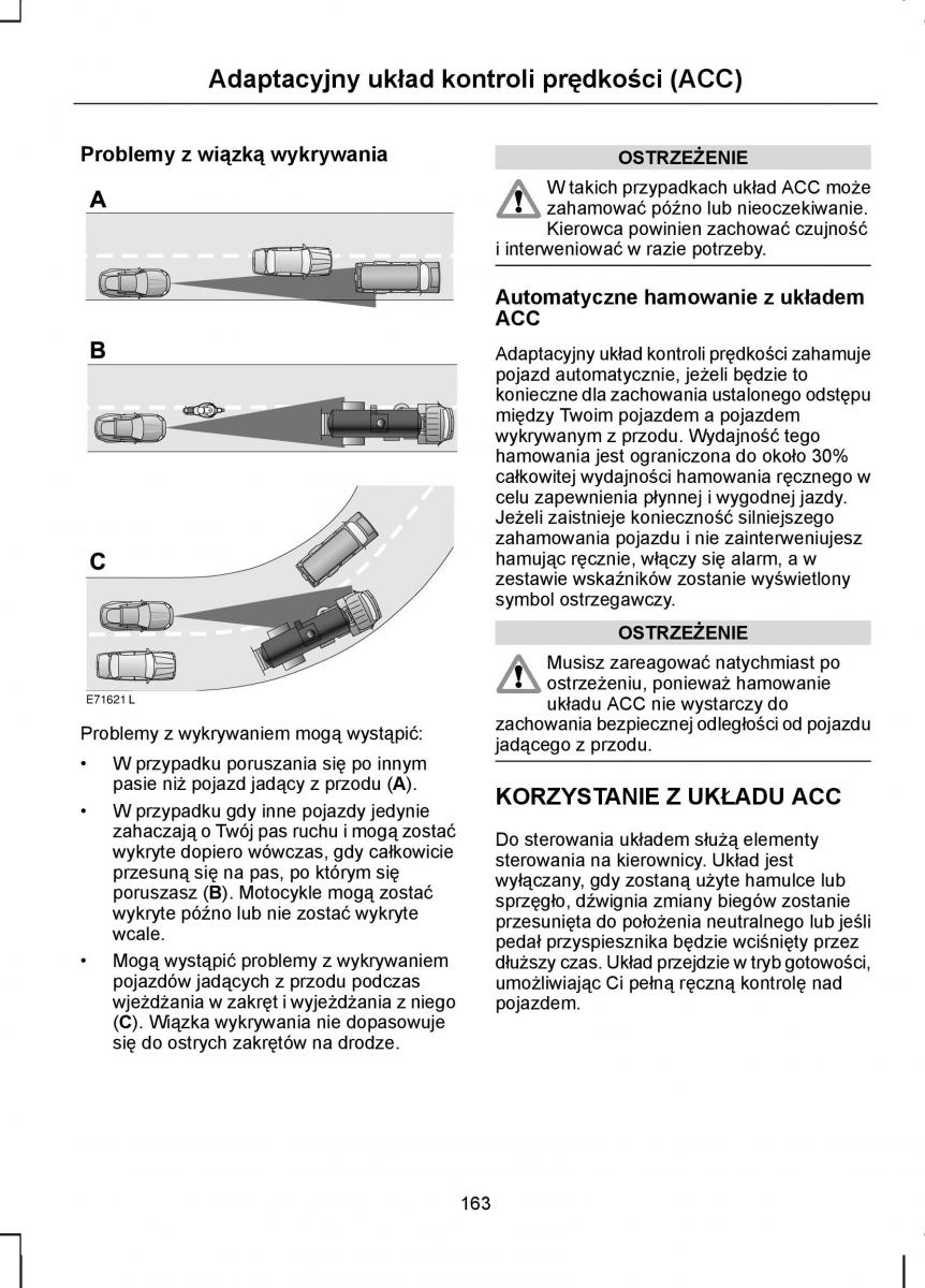 Ford S Max I 1 instrukcja obslugi / page 165