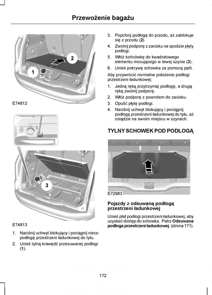 Ford S Max I 1 instrukcja obslugi / page 174