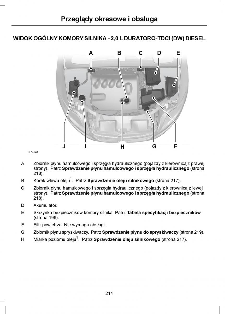 Ford S Max I 1 instrukcja obslugi / page 216