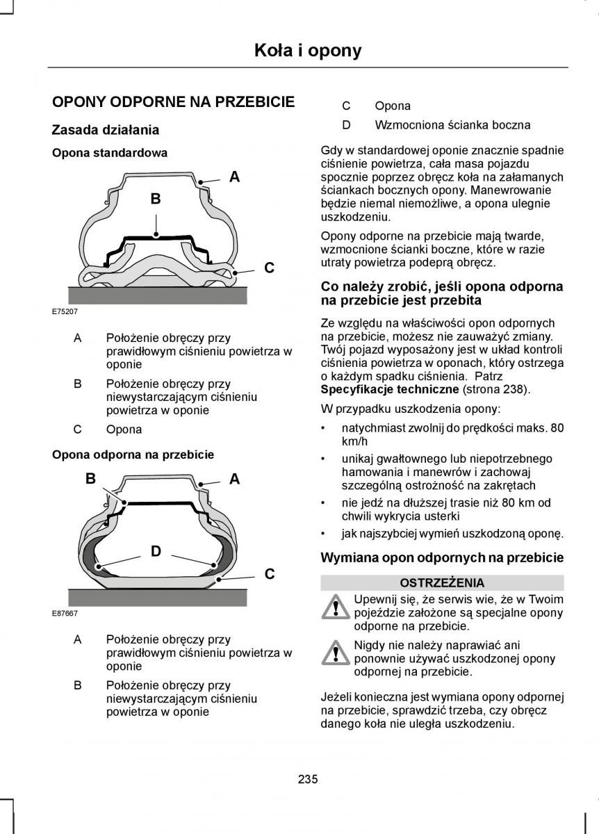 Ford S Max I 1 instrukcja obslugi / page 237