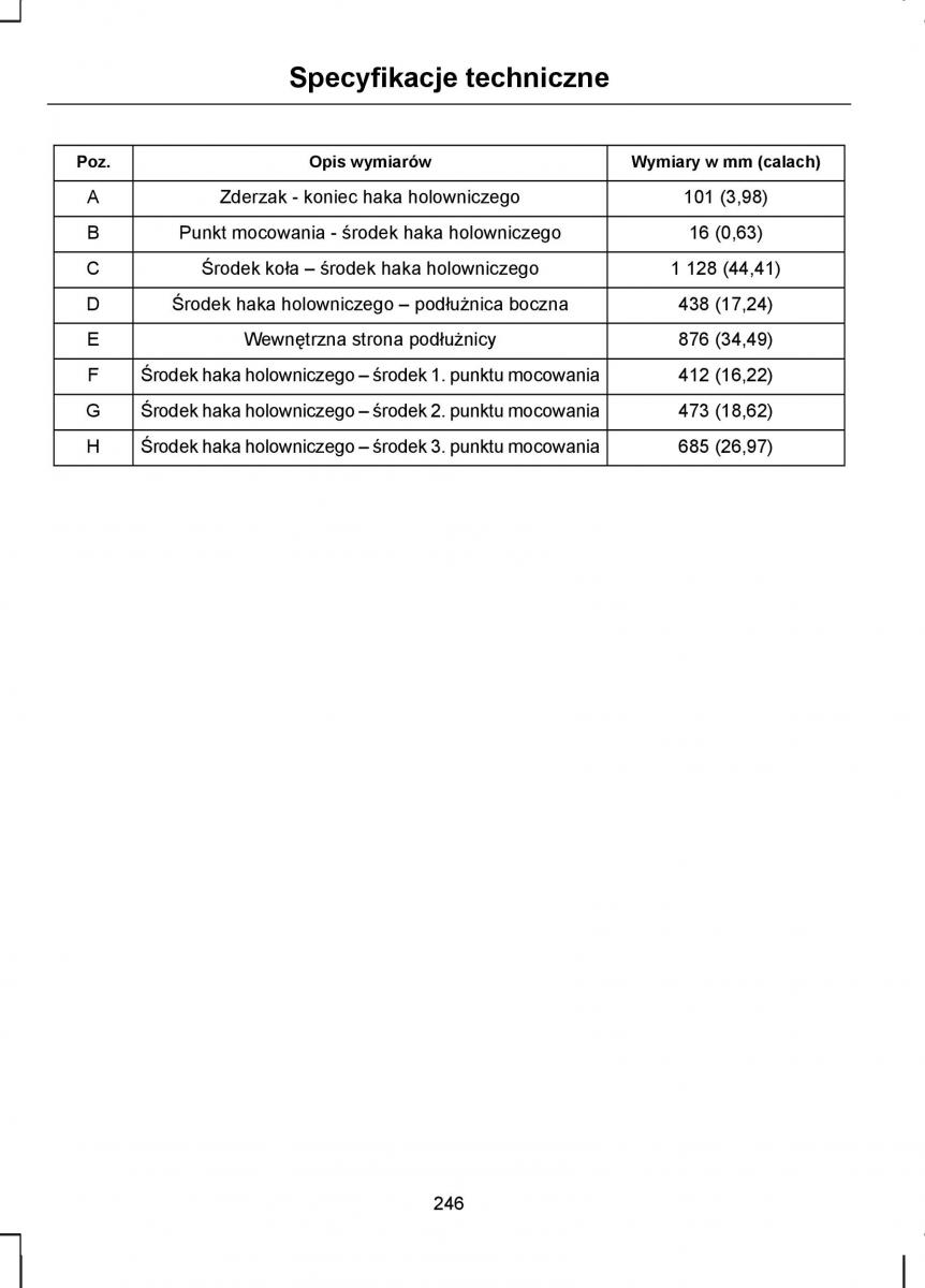 Ford S Max I 1 instrukcja obslugi / page 248