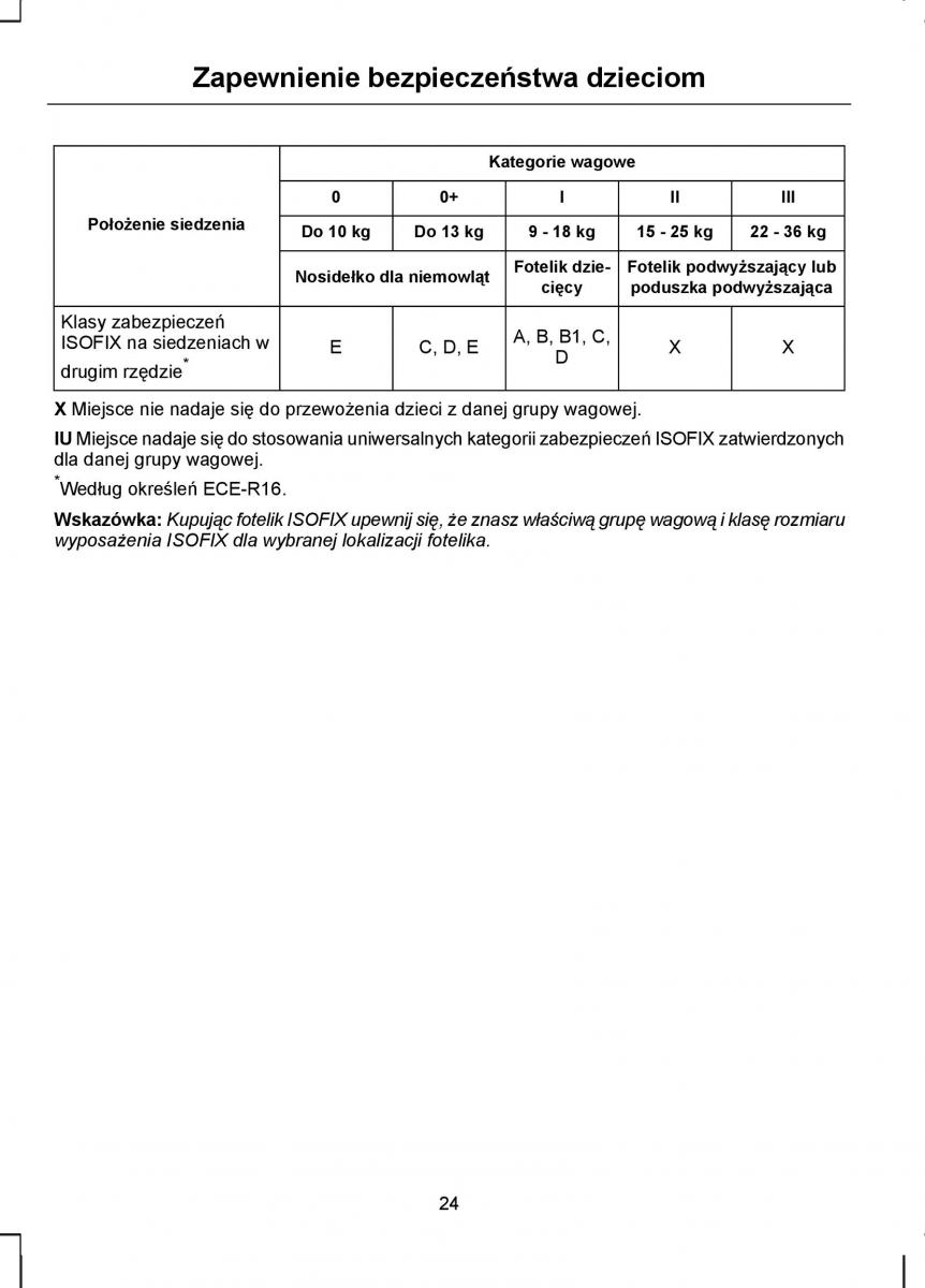 Ford S Max I 1 instrukcja obslugi / page 26