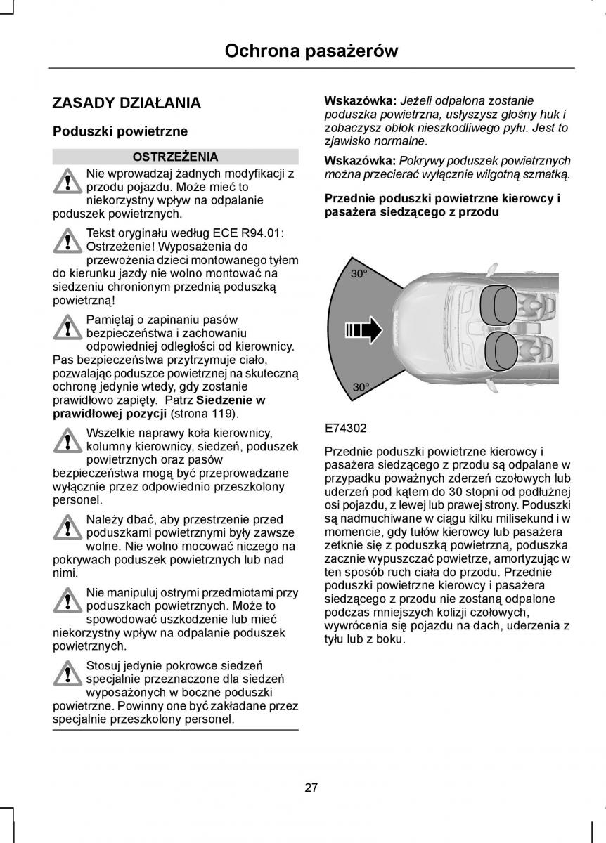 Ford S Max I 1 instrukcja obslugi / page 29