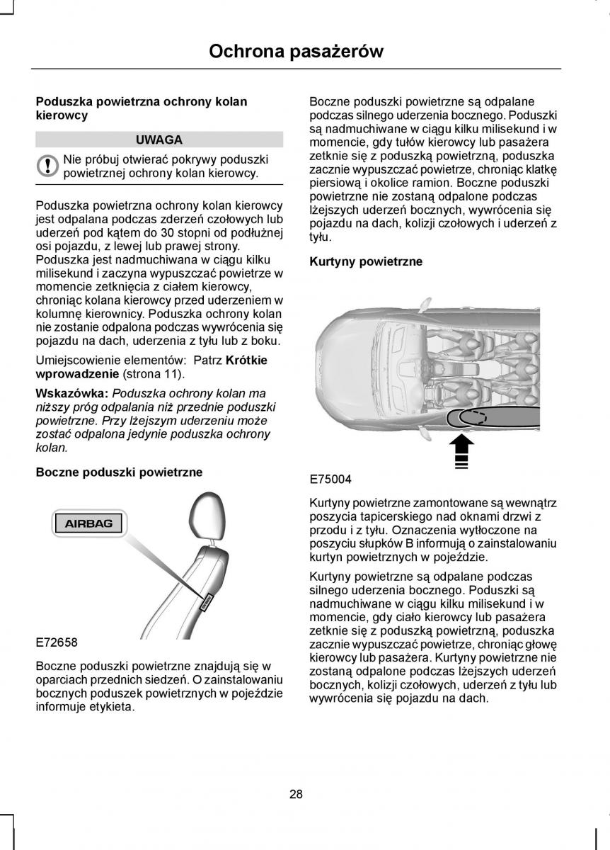 Ford S Max I 1 instrukcja obslugi / page 30