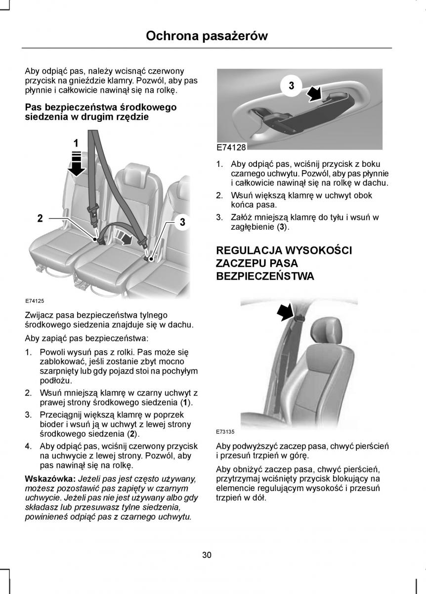 Ford S Max I 1 instrukcja obslugi / page 32