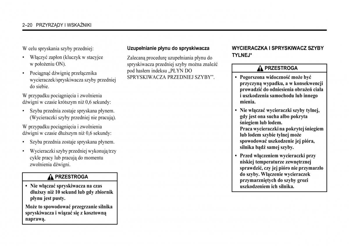 Chevrolet Aveo I 1 instrukcja obslugi / page 56