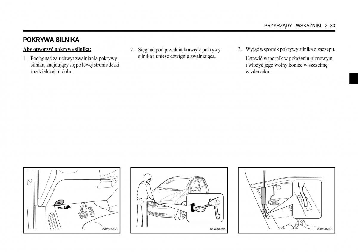 Chevrolet Aveo I 1 instrukcja obslugi / page 69